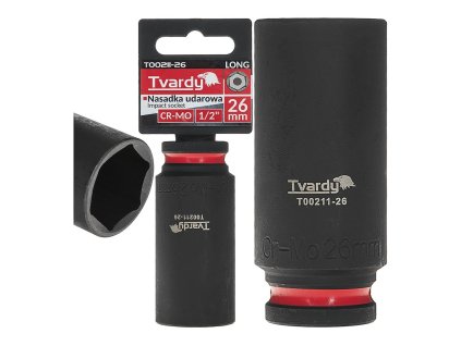 56550 dlouha nastrcna hlavice 1 2 6 hranna 26 mm cr mo 6 36