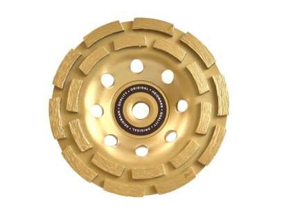57057 dvojity segmentovy kotouc pro brouseni betonu 125 mm m14 heidmann 50