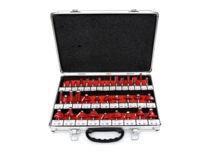 Frézy do dřeva s ložisky, 35 ks KD10280