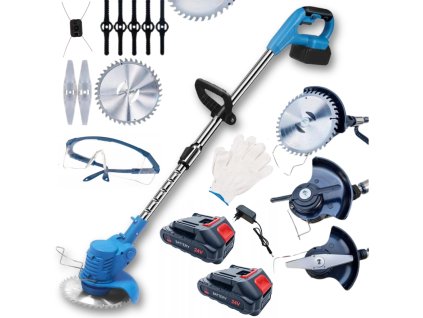 3v1 Aku sekačka i křovinořez i vyžínač ProfiBoxer - MEGA SET XXXL