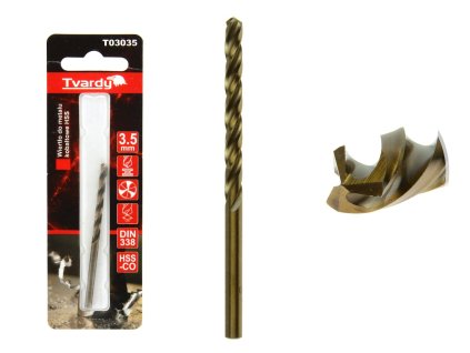 59400 kobaltove vrtak do kovu hss m35 3 5 mm 1 80 640