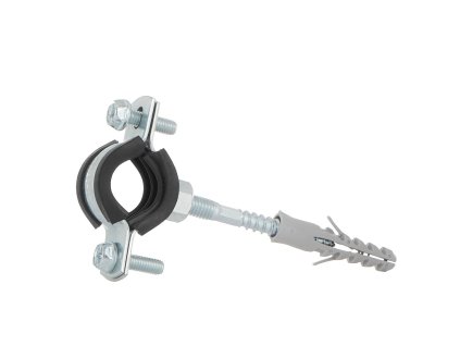 60204 kovova objimka s gumou pro trubky 3 4 26 30 mm 200