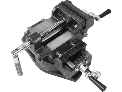 Křížové strojní svěrák 100 mm KD3513 - precizní uchopení a pohyb ve dvou osách