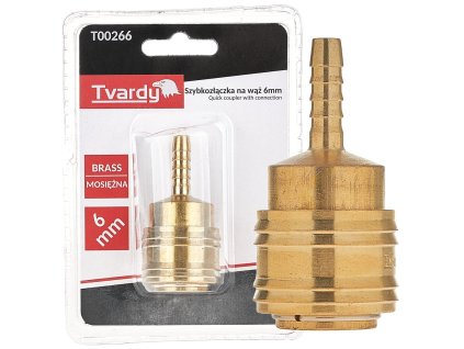 61938 mosazna rychlospojka na hadici 6 mm typ zensky 1 10 100