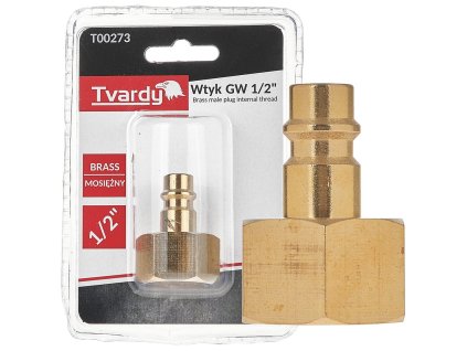 62004 mosazna zastrcka gw 1 2 typ samec 1 10 100