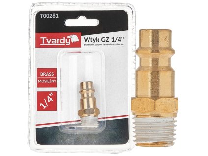 62016 mosazna zastrcka gz 1 4 typ samec 1 10 100