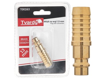 62022 mosazna zastrcka na hadici 13 mm typ samec 1 10 100