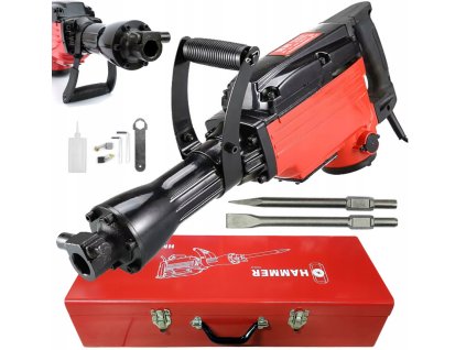 Screenshot 2025 04 08 at 09 40 44 Młot wyburzeniowy HAMMER HM 100 3200W 45J HEX 30 2X DŁUTO (5903919593807) • Cena Opinie • Młoty wyburzeniowe 17409882274 • Allegro