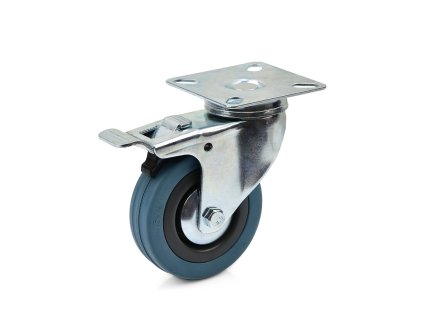 64323 otocne kolecko s brzdou 75 mm pp guma 50