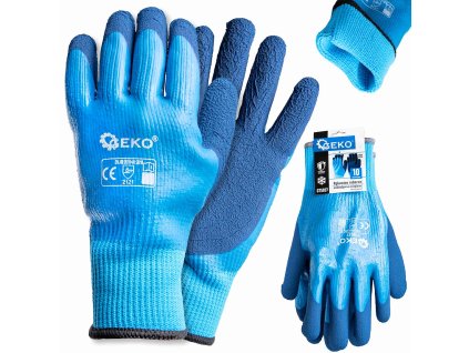 66210 pracovni rukavice vodeodolne zateplene r 10 jersey latex 12 120