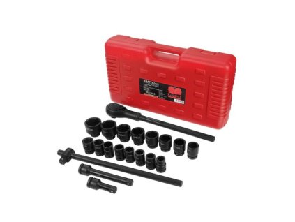 Profesionální sada udárových nasadek s grzechotkou 3, 4″ 21ks KD11868 KRAFT&DELE