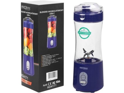 Přenosný akumulátorový mi × ér 380 ml s usb-c a motorem 20,000 ot., min KD4171