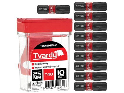 67194 razovy bit t40 25 mm s2 krabicka 10 120
