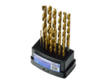69411 sada vrtaku 13 ks 1 5 6 5 mm hss tin plastovy box 50