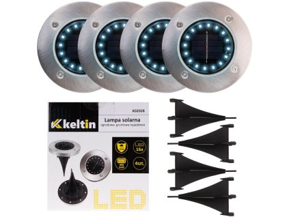 69975 solarni zahradni lampa 16led zemni prejezdova sada 4 ks 1 6