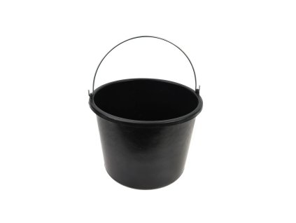 70416 stavebni kbelik 12 l cerny