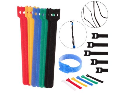 70683 suchy zip organizer na kabely 150 mm x 12 mm sada 12 ks 1000