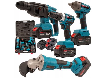 Screenshot 2025 01 05 at 08 53 17 ZESTAW NARZĘDZI AKUMULATOROWYCH 36V 4W1 MŁOTOWIERTARKA SZLIFIERKA KLUCZ AKU (bx 187) • Cena Opinie • Zestawy elektronarzędzi 16333471954 • Allegro