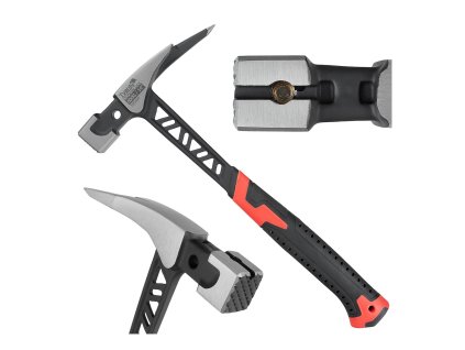 71826 tesarske kladivo pokryvacske 600 g anti shock monoblock 24