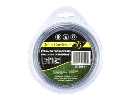 72882 vlasec pro vyzinac vyztuzeny ctvercovy 2 7 mm x 15 m 10 80