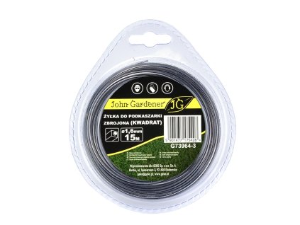 72948 vlasec pro vyzinacku vyztuzeny ctvercovy 1 6 mm x 15 m 10 120