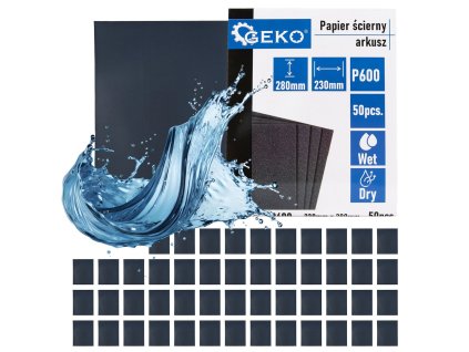 73167 vodni brusny papir list 230 x 280 mm p600 50 1000