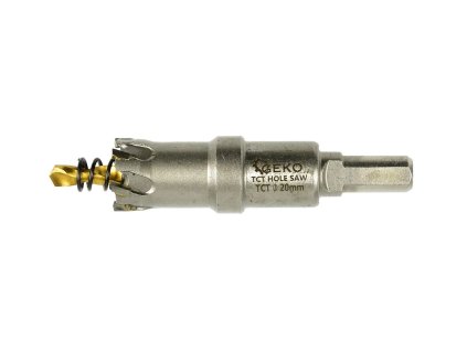 73317 vrtak do kovu korunka do metalu 20 mm s titanovym vrtakem 100