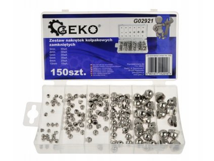 Screenshot 2025 04 17 at 18 53 46 Zestaw nakrętek kołpakowych zamkniętych 150szt (5901477152016) • Cena Opinie • Śruby nakrętki podkładki 11027052273 • Allegro