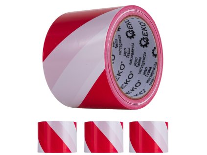 73830 vystrazna paska bila cervena 100 m x 75 mm 80