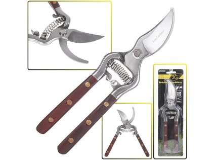 73992 zahradni nuzky 200 mm profi drevena rukojet 6 60