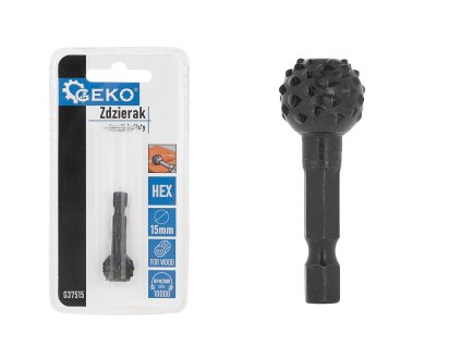 74301 zdzierak kulaty rasple na drevo 15 mm hex 50 250
