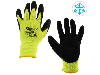 74412 zimni pracovni rukavice green r 10 12 480