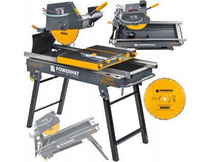 Elektromotorová stolní pila na beton a kámen Powermat | 105 mm