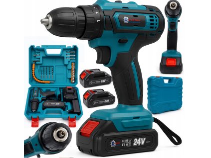 Screenshot 2025 08 08 at 12 04 09 WIERTARKO WKRĘTARKA AKUMULATOROWA 24V 2 AKUMULATORY 4.0Ah W WALIZKA (5905567810930) • Cena Opinie 17759151371 • Allegro