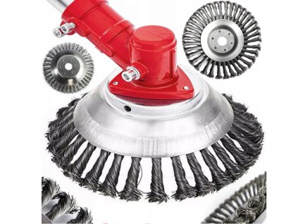 Screenshot 2025 05 08 at 09 04 09 SZCZOTKA DRUCIANA DO KOSY SPALINOWEJ GŁOWICA 200mm TARCZA SKRĘCONA PLECIONA • Cena Opinie • Części i akcesoria 15322833179 • Allegro