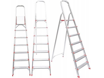 Screenshot 2025 05 08 at 10 21 48 DRABINA domowa 7 stopniowa aluminiowa antypoślizgowa Ondragon Mocna podest (5907580115030) • Cena Opinie • Stopnie i drabiny domowe 15201567232 • Allegro