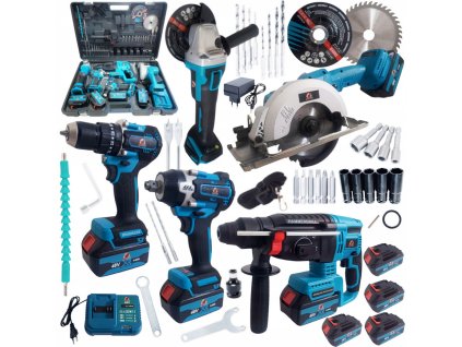 Screenshot 2025 05 27 at 13 25 08 ZESTAW NARZĘDZI AKU 21V 4x BAT 5w1 MŁOT KLUCZ SZLIFIERKA WKRĘTARKA PILARKA (5905567810336) • Cena Opinie • Zestawy elektronarzędzi 17557745391 • Allegro