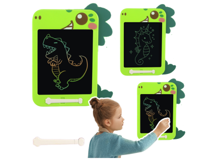 42846 3 lcd kreslici tabule dino zelena