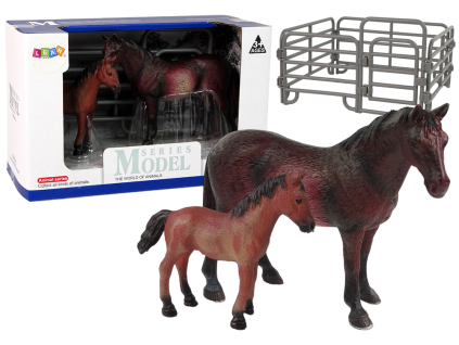 48792 3 sada 2 figurek kone ohrada figurka kun hribe