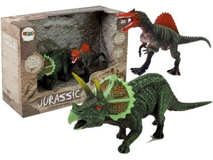 49341 5 sada figurek dinosaurus spinosaurus triceratops
