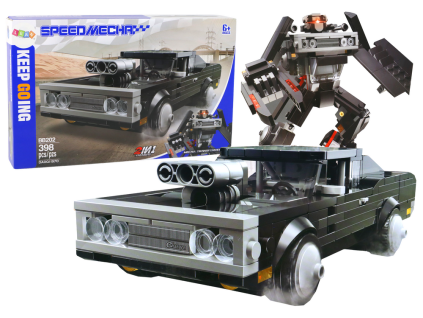 52620 4 stavebnice vozidlo auto transformace robot 2v1