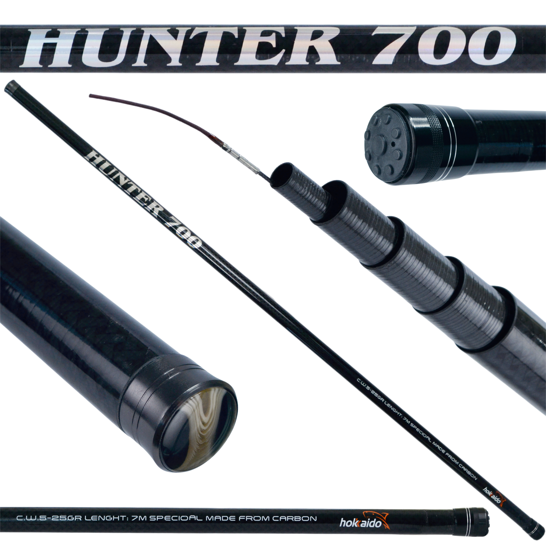 Hokkaido Hunter 7 m – celkový pohled na prut