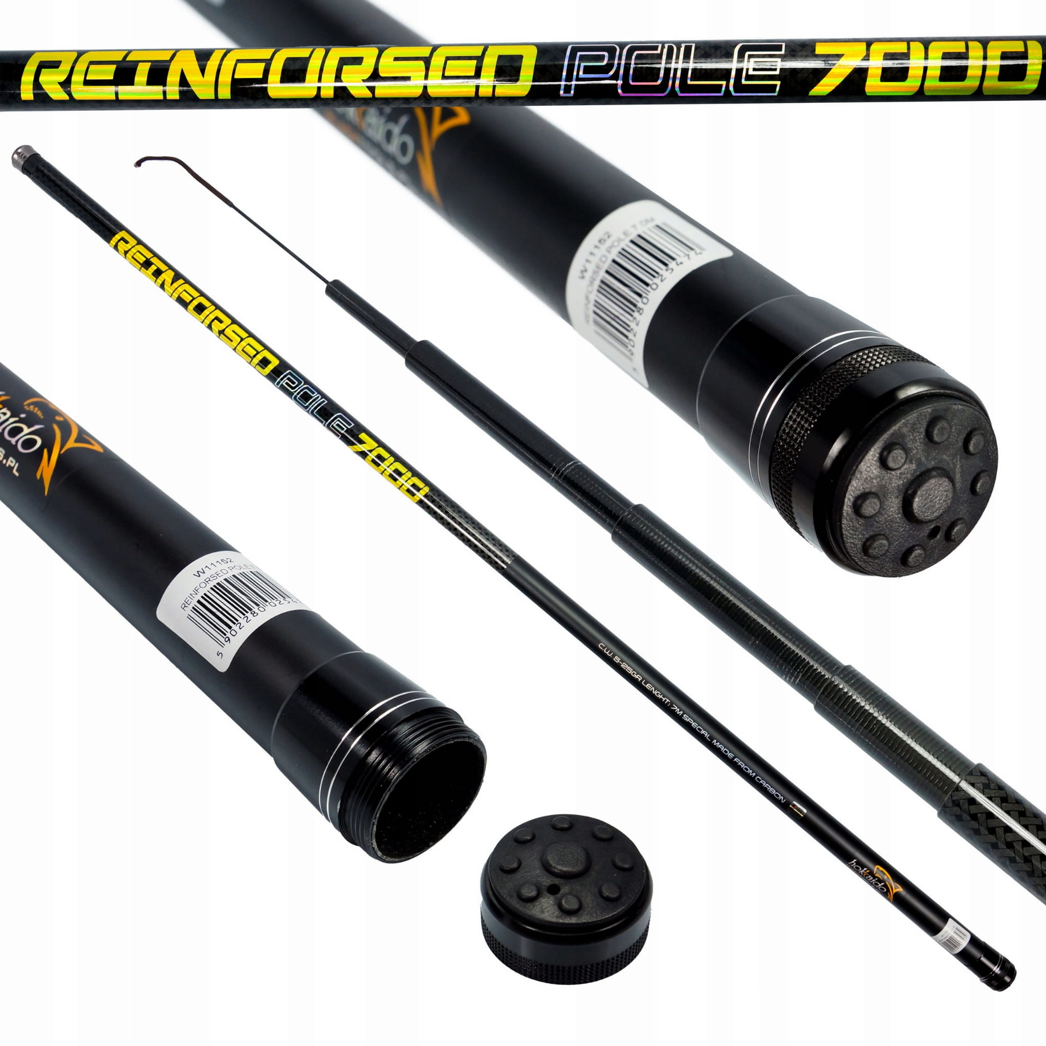 Hokkaido Reinforced Carbon 5 m – celkový pohled na prut