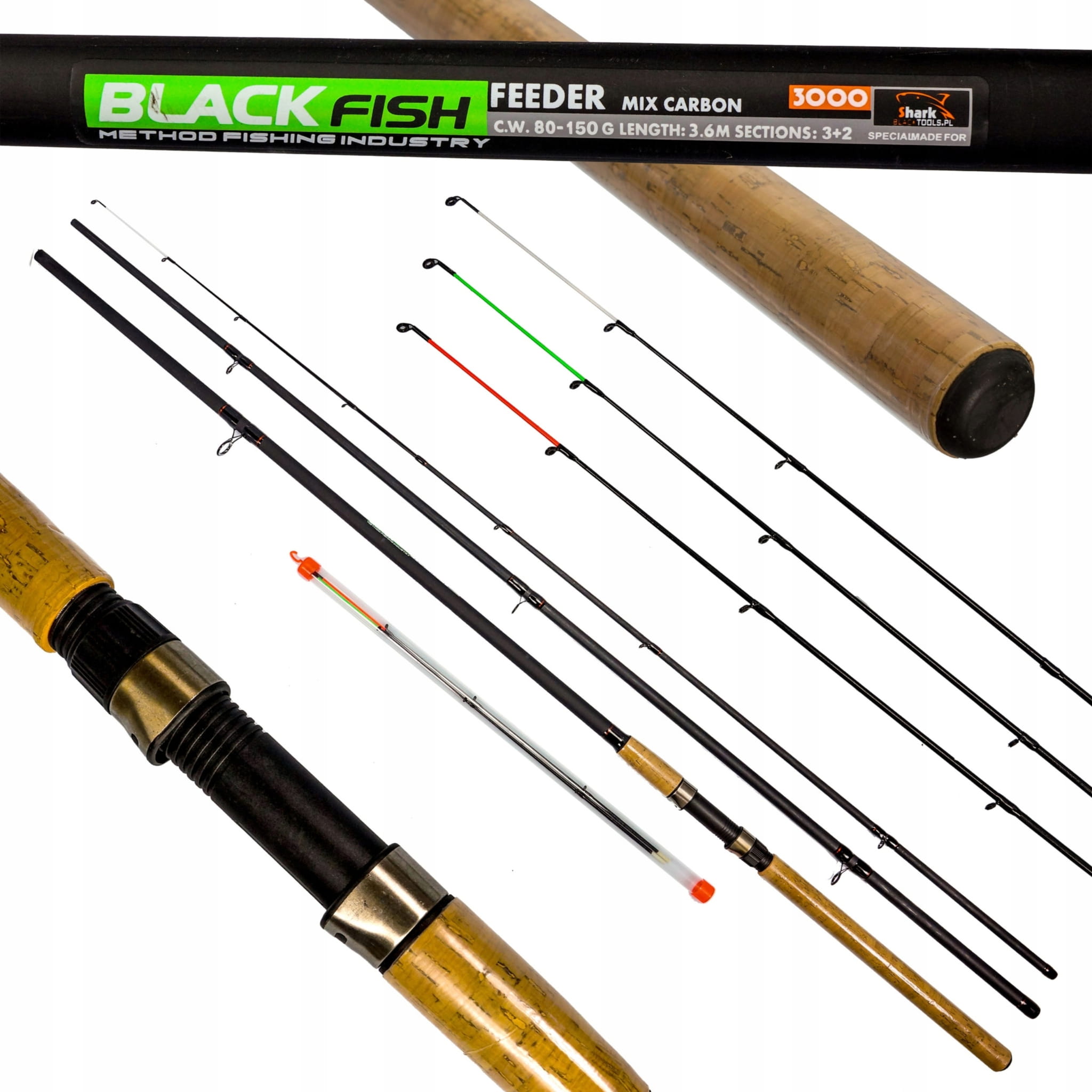 Hokkaido Black Fish feederový prut — celkový pohled
