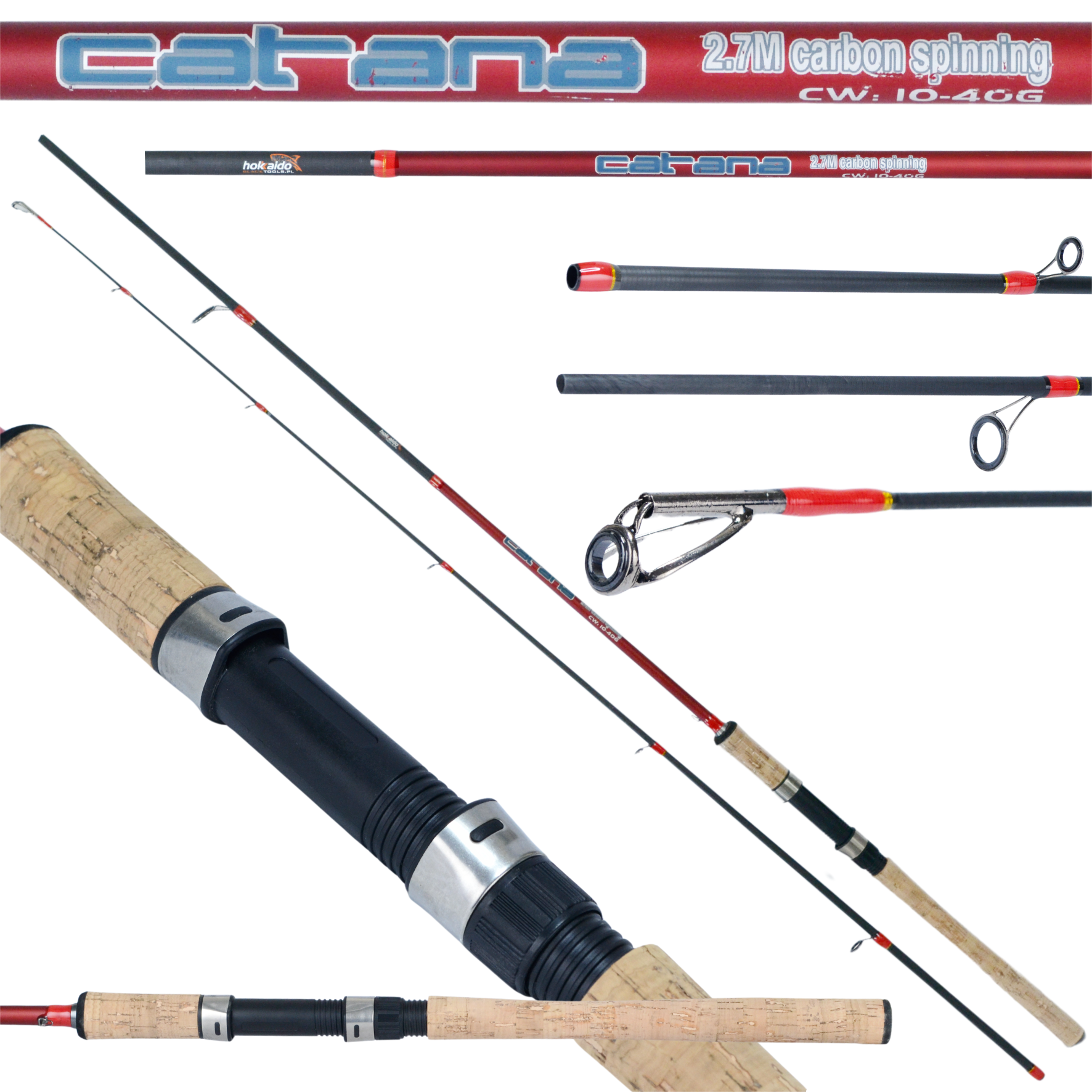 Hokkaido Catana Carbon Spin 2,7 m – celkový pohled na prut
