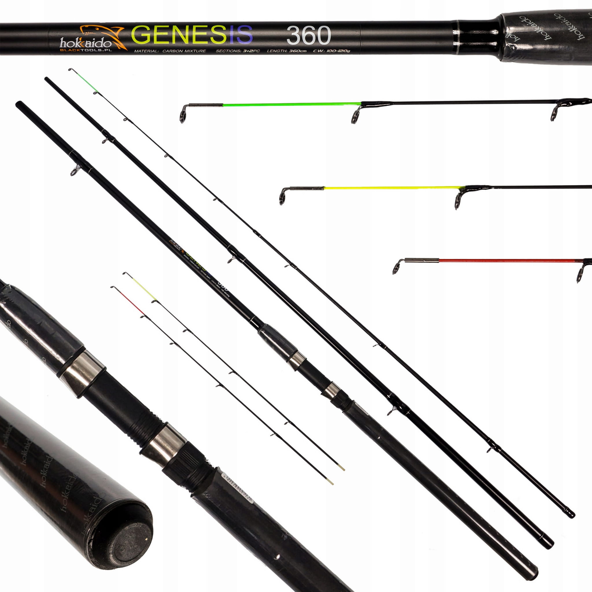 Hokkaido Genesis Feeder 3,9 m — celkový pohled na prut