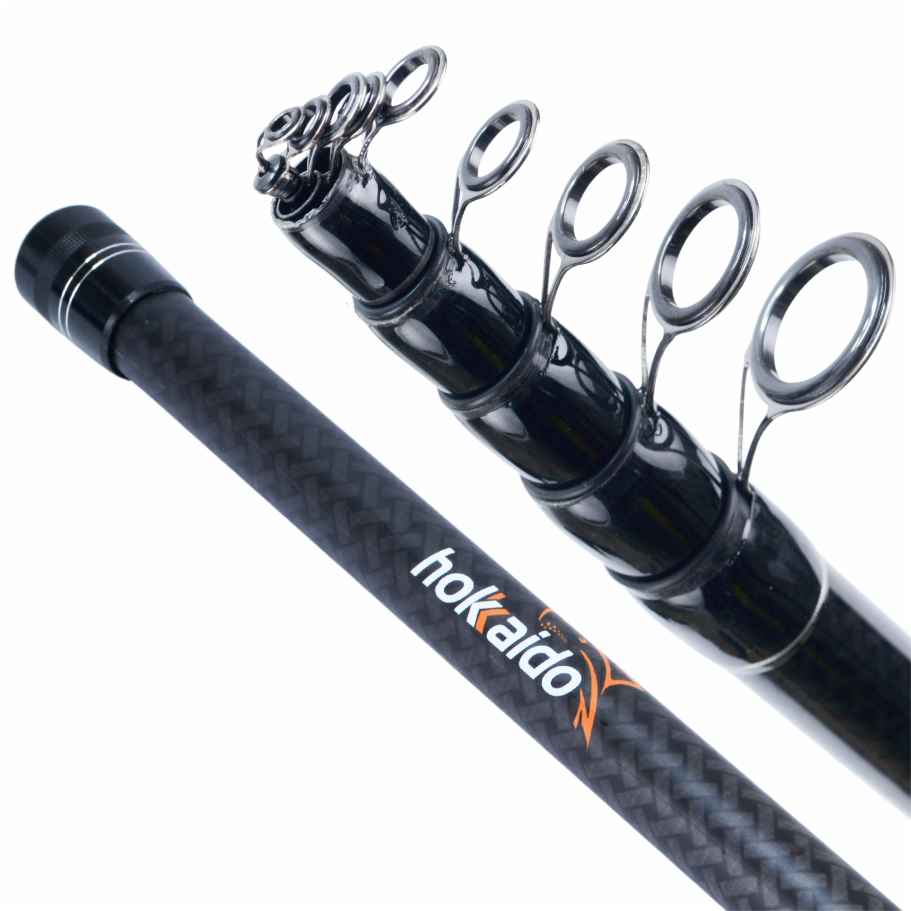 Hokkaido New Hunter 8m – detail objímky navijáku a vodících ok
