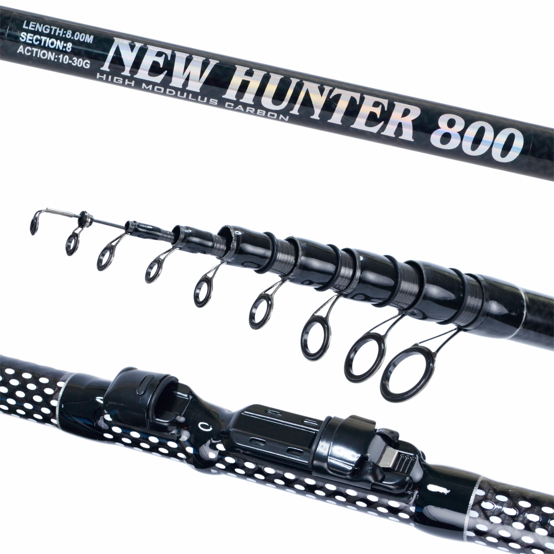 Hokkaido New Hunter 8m – celkový pohled na prut