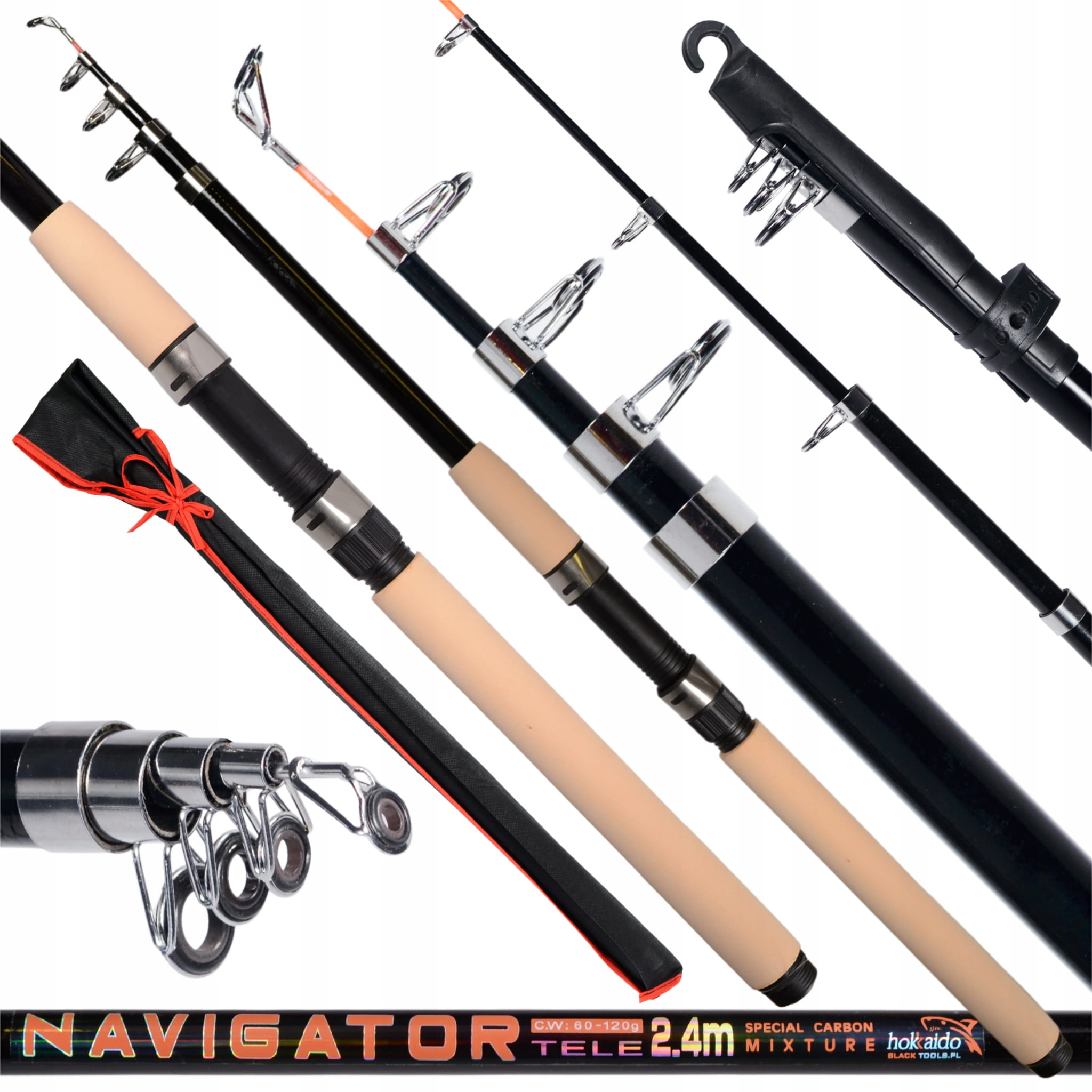 Hokkaido Navigator 2,4 m – celkový pohled na prut