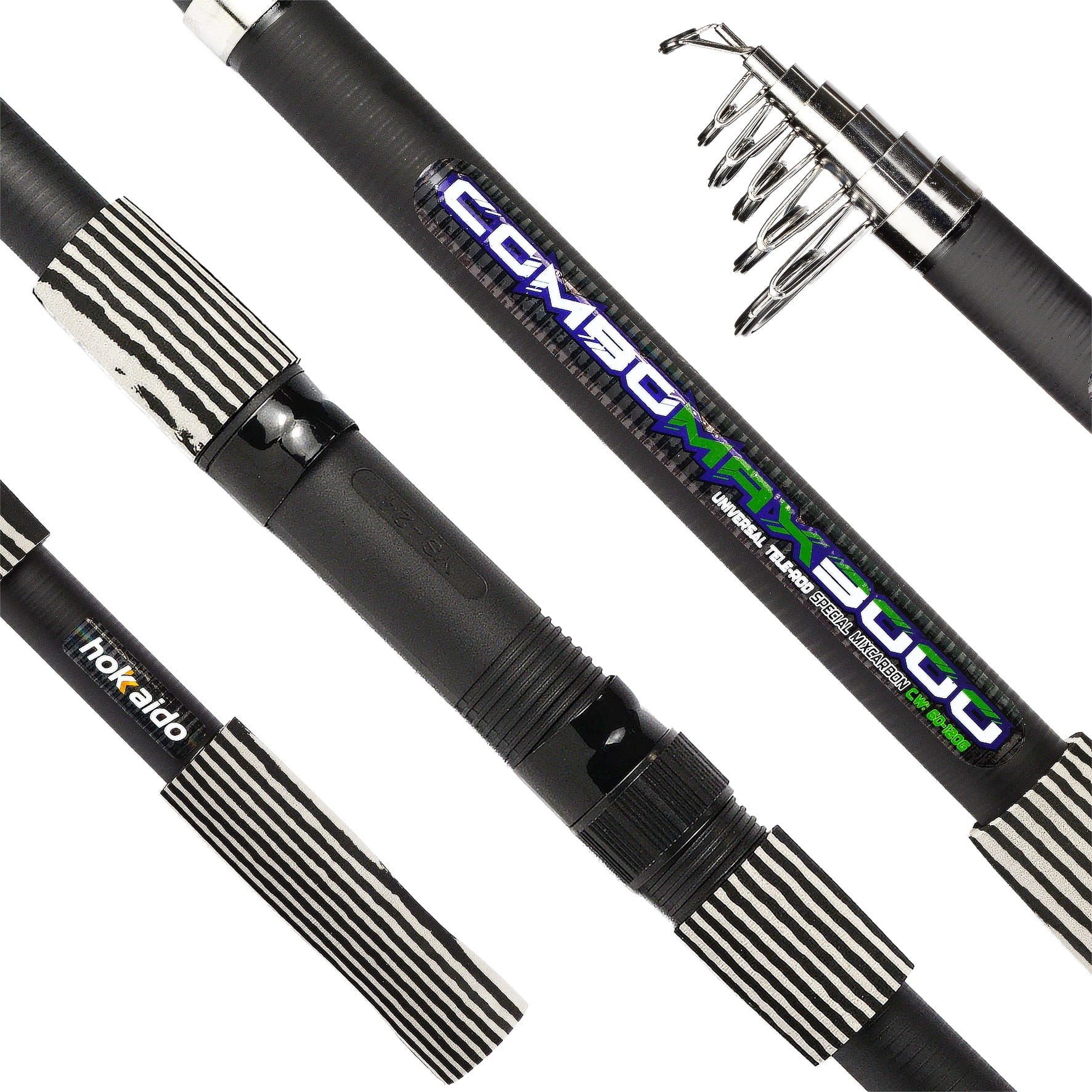 Hokkaido Combomax 3,0 m – detail teleskopického mechanismu